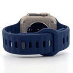 Explorer Style Silicone Band (High Quality For Apple Watch) Midnight Blue