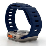 Explorer Style Silicone Band (High Quality For Apple Watch) Midnight Blue