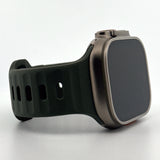 Explorer Style Silicone Band (High Quality For Apple Watch) Army Green