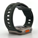 Explorer Style Silicone Band (High Quality For Apple Watch) Army Green