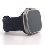 Explorer Style Silicone Band (High Quality For Apple Watch) Black