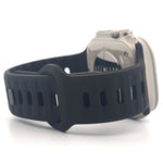 Explorer Style Silicone Band (High Quality For Apple Watch) Black
