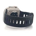 Explorer Style Silicone Band (High Quality For Apple Watch) Black