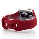 Slim Silicone Sport Band (For Apple Watch) Wine Red