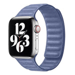 Magnetic Micro-Twill Link Band (For Apple Watch) Light Blue