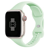 Slim Silicone Sport Band (For Apple Watch) Light Mint