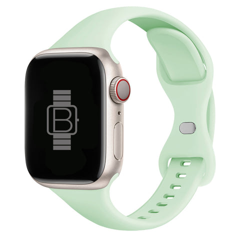 Slim Silicone Sport Band (For Apple Watch) Light Mint