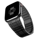 Magnetic Linked Bracelet Stainless Steel Band (For Apple Watch) Black