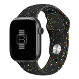 Silicone Nike Style Sport Band (For Apple Watch) Midnight Black