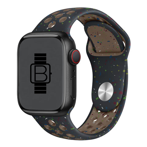 Silicone Nike Style Sport Band (For Apple Watch) Midnight Sky