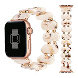Resin Stretch Bracelet (For Apple Watch) Nougat