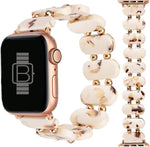 Resin Stretch Bracelet (For Apple Watch) Nougat