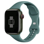 Slim Silicone Sport Band (For Apple Watch) Pine Green