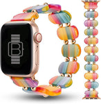 Resin Stretch Bracelet (For Apple Watch) Rainbow