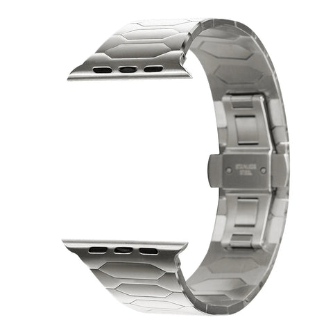 Luxe Stainless Steel Band (For Apple Watch) Silver