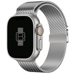 Ultimate Milanese Loop Band (For Apple Watch Standard & Ultra) Silver