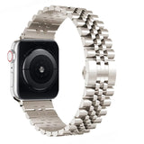 Jubilee Stainless Steel Band (For Apple Watch) Starlight