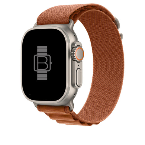Alpine Loop Band (High Quality For Titanium Apple Watch Ultra) Terra Cotta