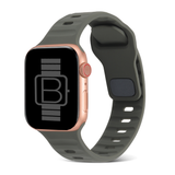 Explorer Style Silicone Band (High Quality For Apple Watch) Army Green