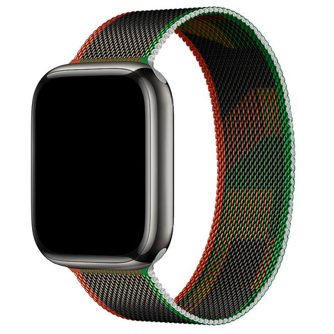 Magnetic Milanese Loop Band (For Apple Watch) Black Unity