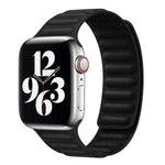 Magnetic Micro-Twill Link Band (For Apple Watch) Black
