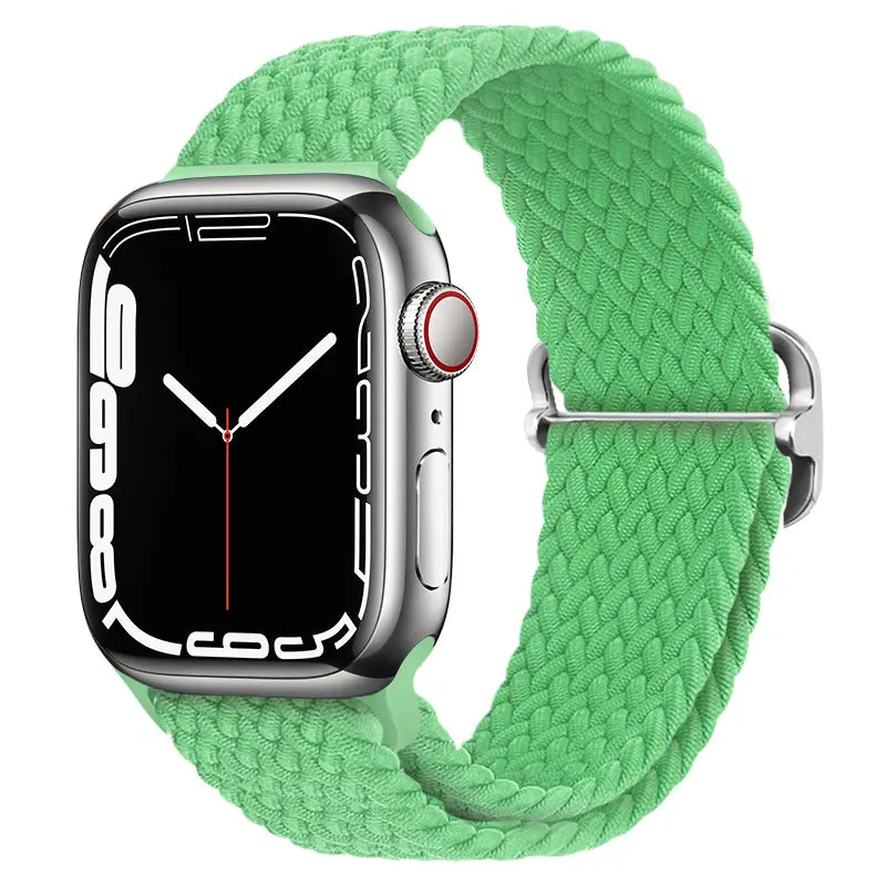 Braided Solo Loop Band High Quality Nylon For Apple Watch Bright