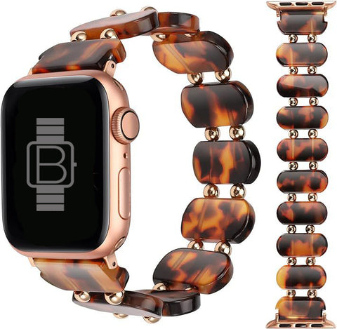 Resin Stretch Bracelet (For Apple Watch) Brown