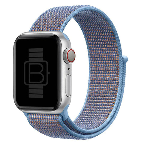 Nylon Woven Sport Loop Band (High Quality) Cerulean
