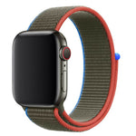 Nylon Woven Sport Loop Band (High Quality) Coloured Army Green