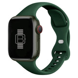 Slim Silicone Sport Band (For Apple Watch) Dark Green