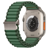 Ocean Style Nylon Band (High Quality For Apple Watch) Green