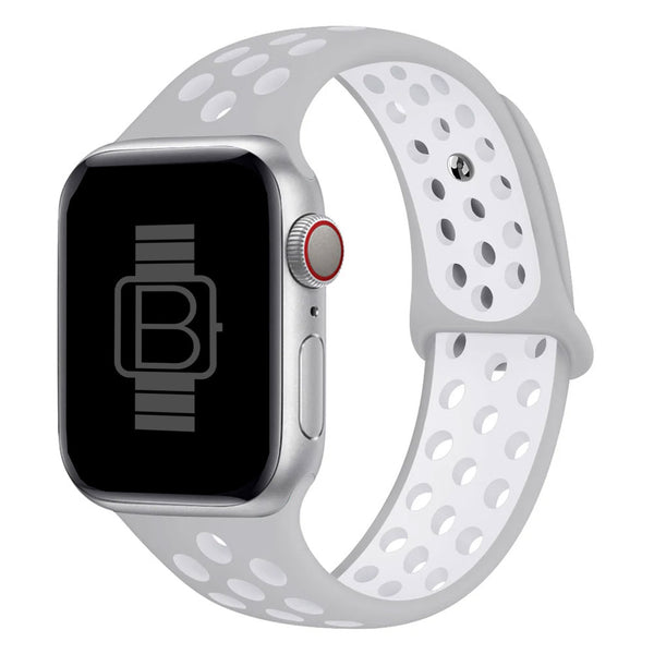 Nike white apple watch online