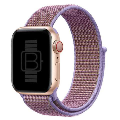Nylon Woven Sport Loop Band (High Quality) Lilac
