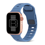 Explorer Style Silicone Band (High Quality For Apple Watch) Linen Blue