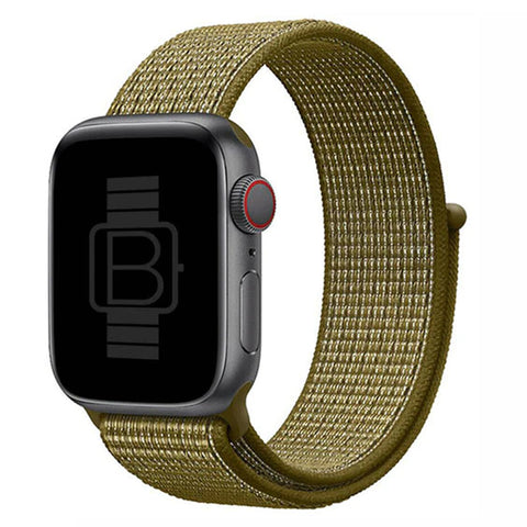 Nylon Woven Sport Loop Band (High Quality) Olive