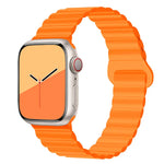 Magnetic Silicone Sport Band (For Apple Watch) Orange