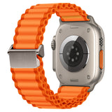 Ocean Style Nylon Band (High Quality For Apple Watch) Orange