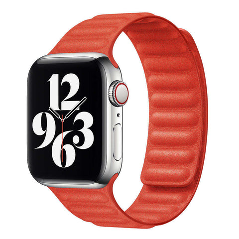 Magnetic Micro-Twill Link Band (For Apple Watch) Orange
