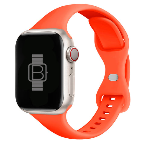 Slim Silicone Sport Band (For Apple Watch) Orange