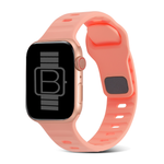 Explorer Style Silicone Band (High Quality For Apple Watch) Peach