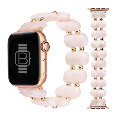 Resin Stretch Bracelet (For Apple Watch) Pink