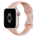 Slim Silicone Sport Band (For Apple Watch) Pink Sand