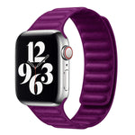 Magnetic Micro-Twill Link Band (For Apple Watch) Purple