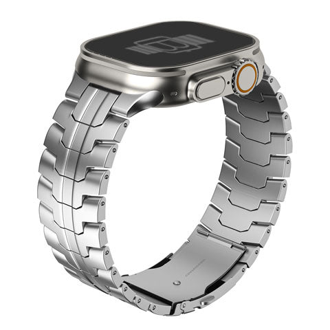 Titanium Iron Man Band (For Apple Watch) Silver