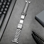 Titanium Iron Man Band (For Apple Watch) Silver