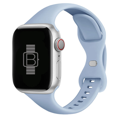 Slim Silicone Sport Band (For Apple Watch) Sky Blue