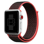 Nylon Woven Sport Loop Band (High Quality) Sport Red