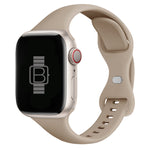 Slim Silicone Sport Band (For Apple Watch) Walnut