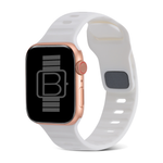 Explorer Style Silicone Band (High Quality For Apple Watch) White