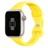 Slim Silicone Sport Band (For Apple Watch) Yellow